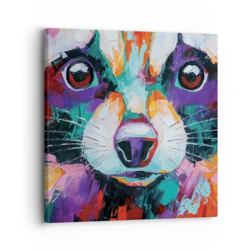 Lærredstryk - Billede på lærred - Kun gode følelser - 30x30 cm