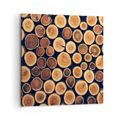 Lærredstryk - Billede på lærred - Hvor gammel ser jeg ud? - 50x50 cm