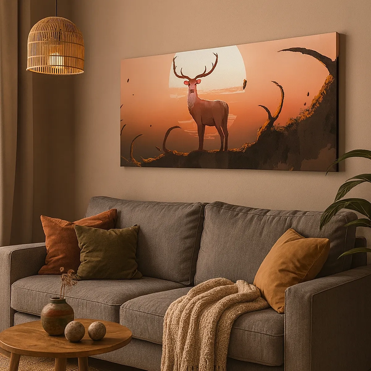 Lærredstryk - Billede på lærred - Denne aften er ikke som alle andre - 30x30 cm