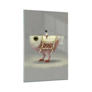 Billede på glas - Rybonski rytter - 80x120 cm