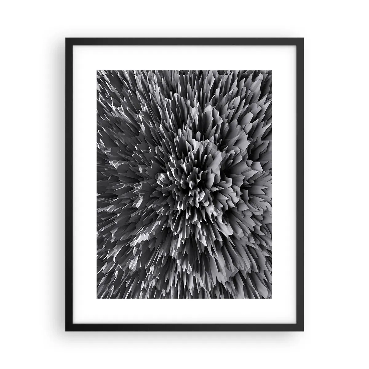 Plakat i sort ramme - Det kan ikke blive skarpere end dette - 40x50 cm