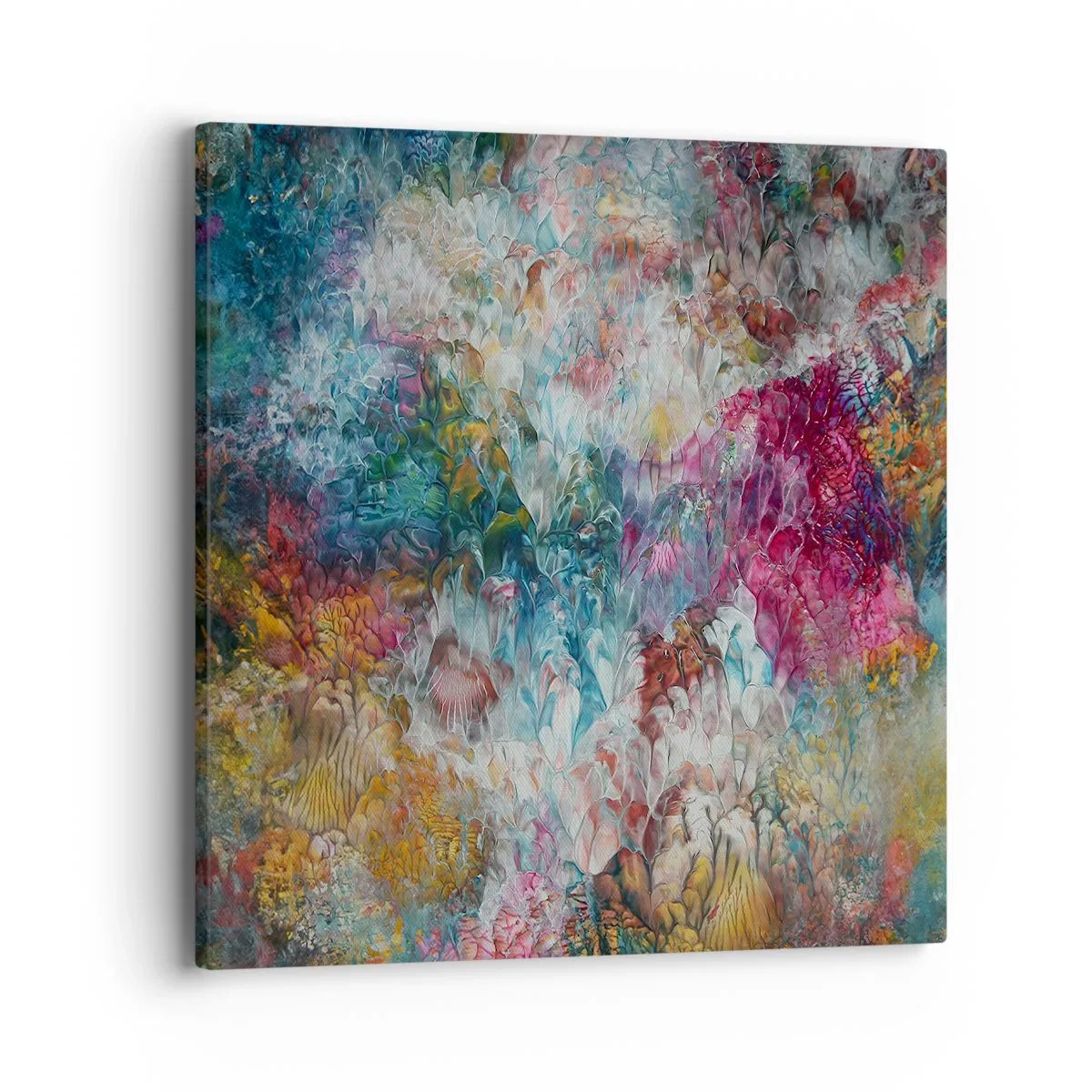 Lærredstryk - Billede på lærred - I fuldt flor - 40x40 cm