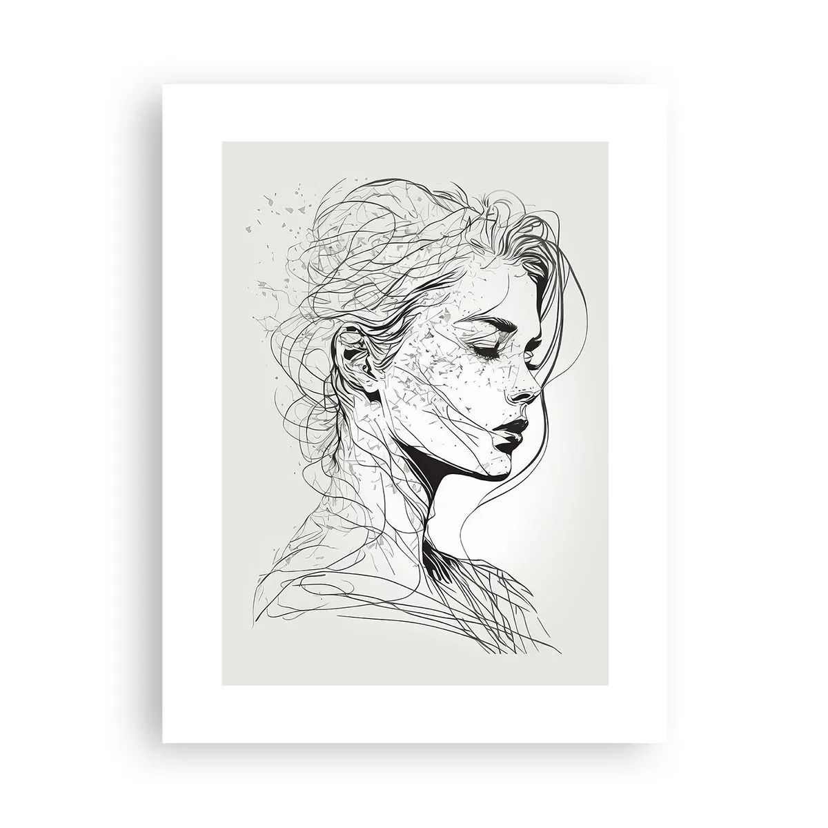 Plakat - Portræt i drømmeri - 30x40 cm