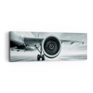 Lærredstryk - Billede på lærred - Der er kraft! - 90x30 cm