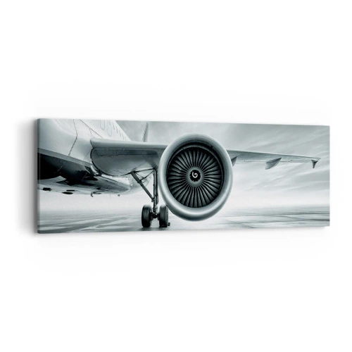 Lærredstryk - Billede på lærred - Der er kraft! - 90x30 cm