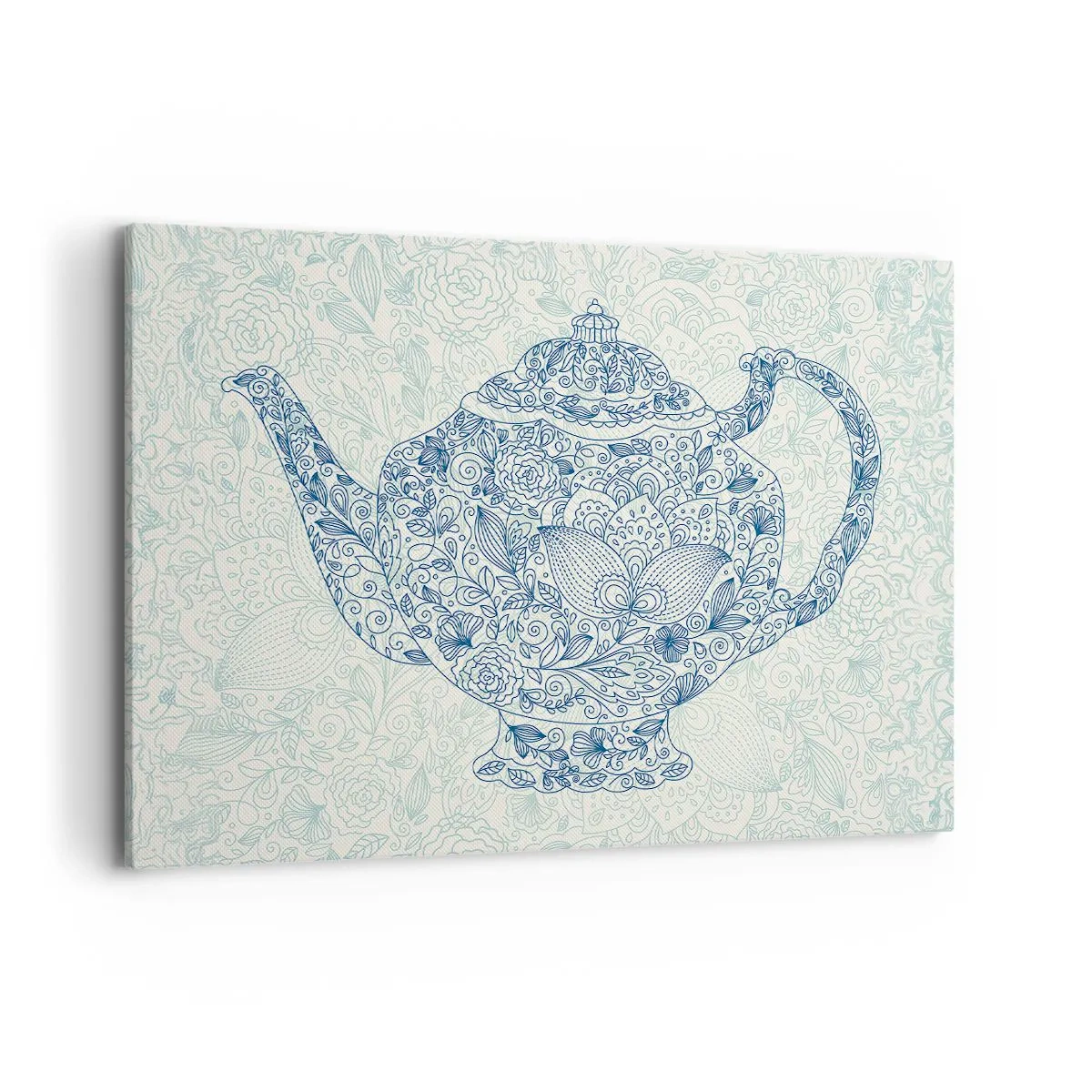 Lærredstryk - Billede på lærred - Teens charme - 100x70 cm