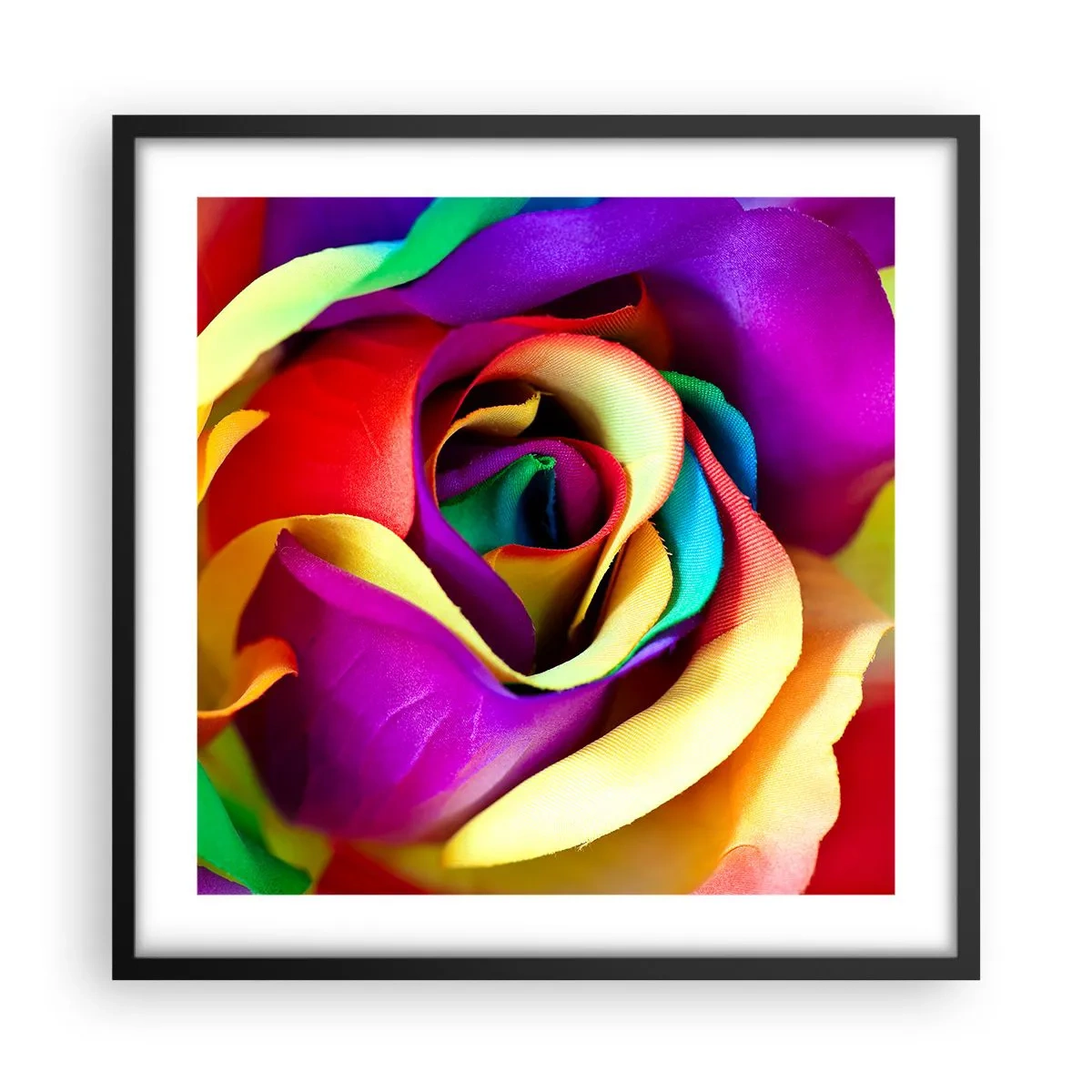 Plakat i sort ramme - Dette er umuligt - 50x50 cm