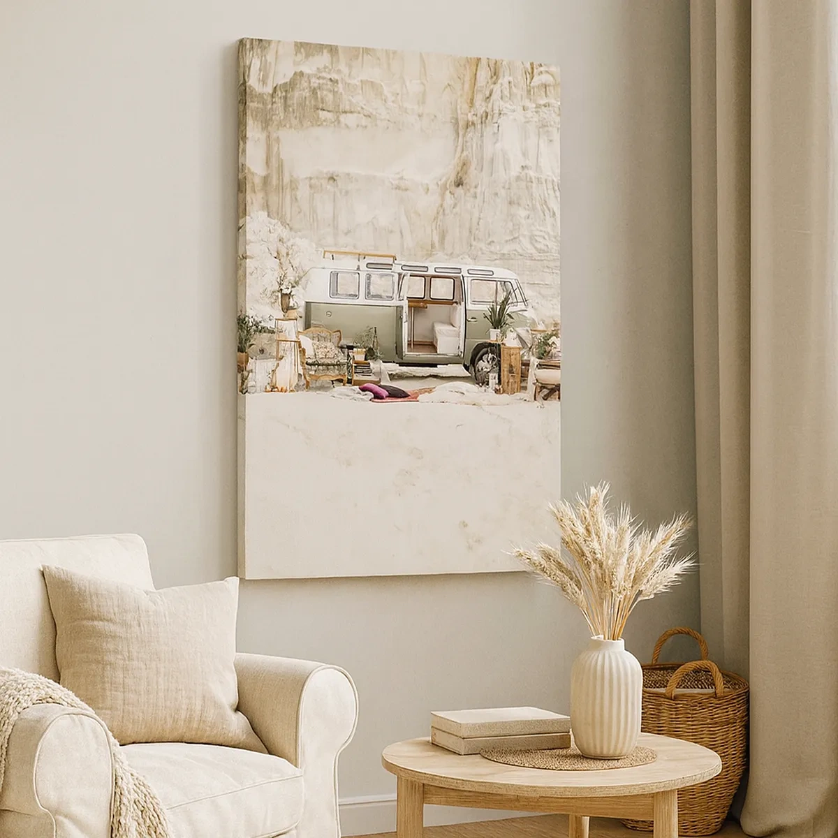 Lærredstryk - Billede på lærred - Tid til at starte rejsen - 50x70 cm