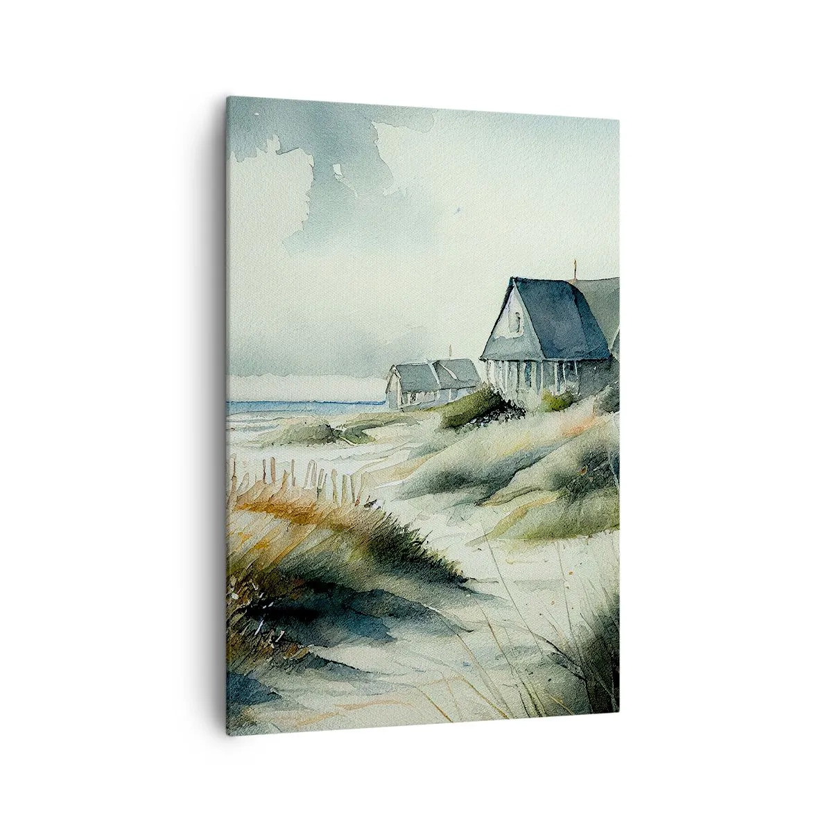Lærredstryk - Billede på lærred - Væk fra trængsel og travlhed - 70x100 cm