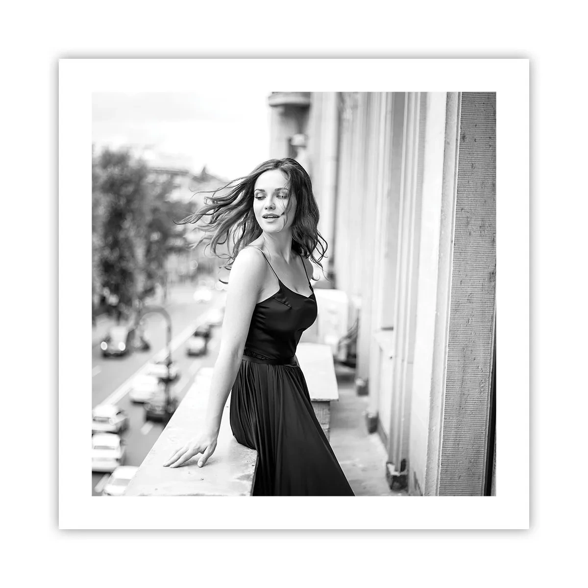 Plakat - Bestemt en pariser - 50x50 cm