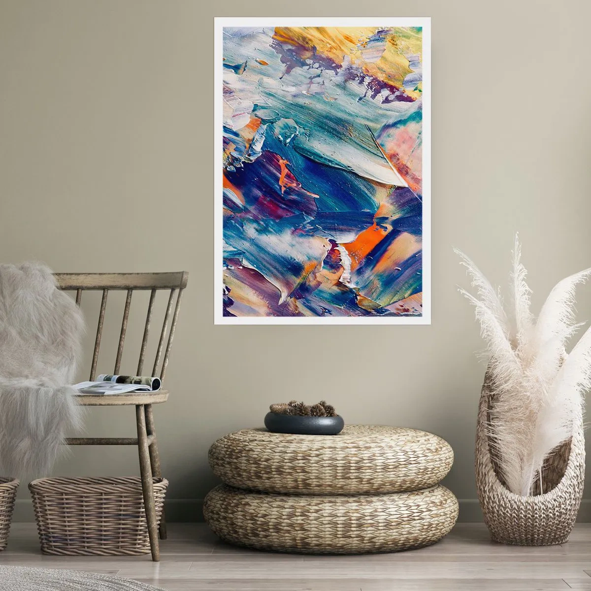 Plakat - Forvirring af farver - 61x91 cm
