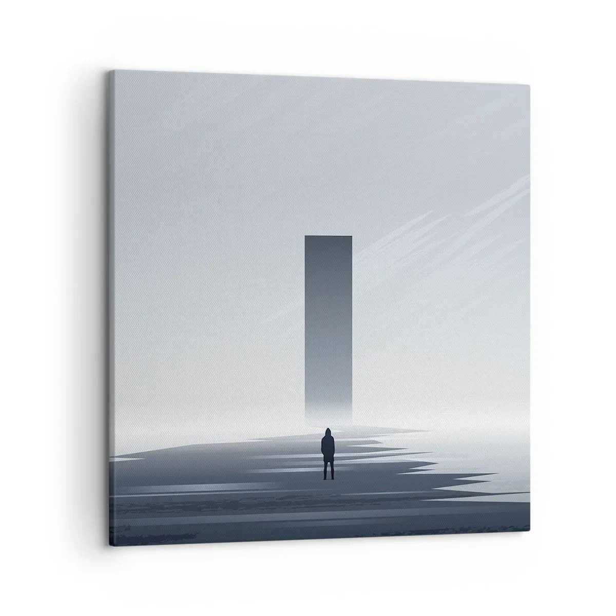 Lærredstryk - Billede på lærred - Mulighed eller trussel? - 50x50 cm