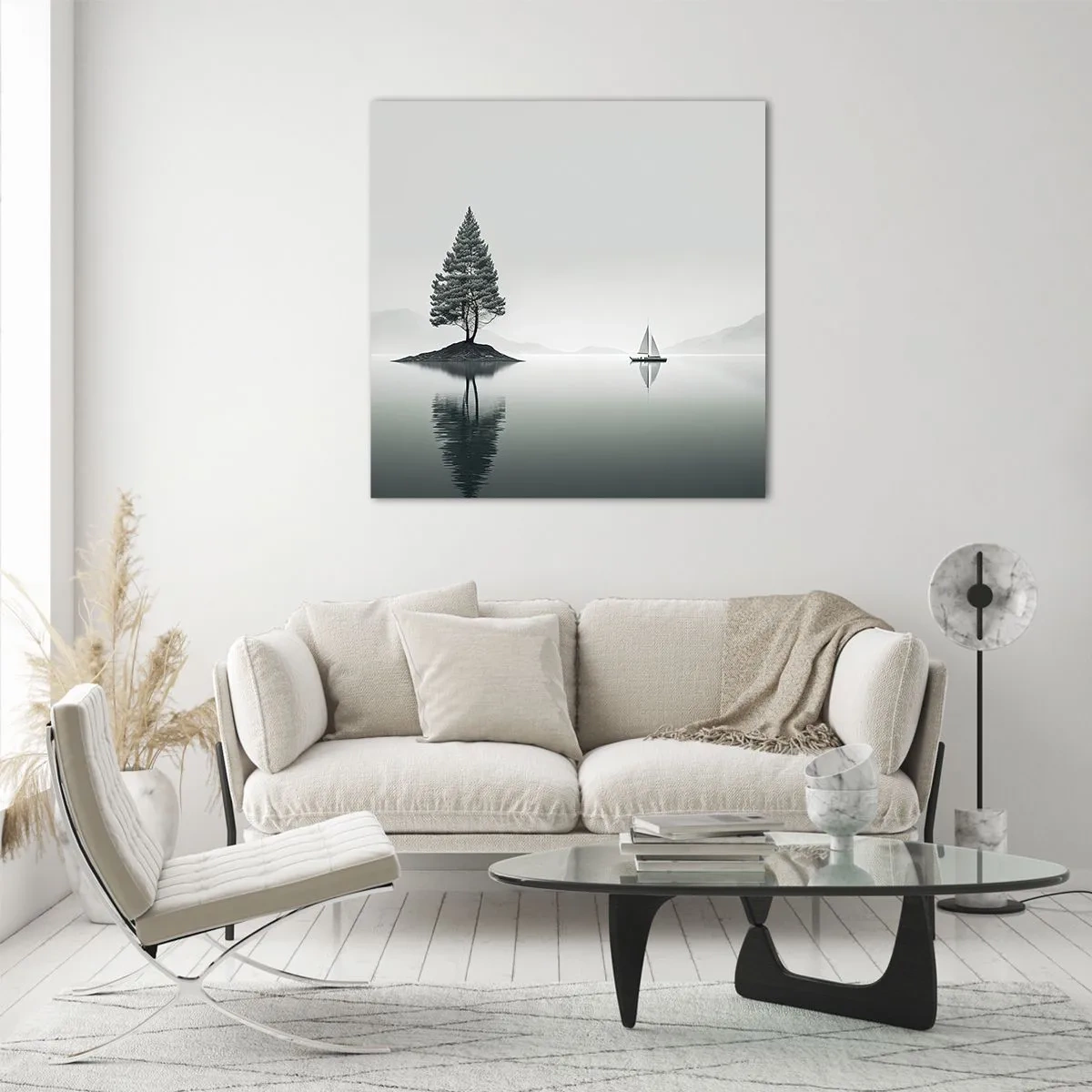 Billede på glas - En drøm - 30x30 cm