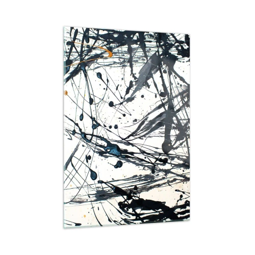 Billede på glas - Med eller uden fornuft? - 50x70 cm