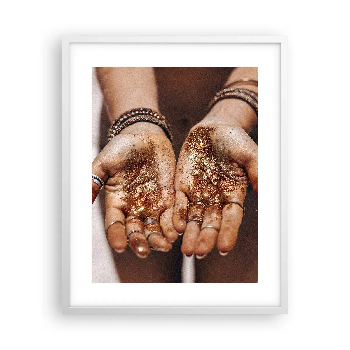 Plakat i hvid ramme - En gave til dig - 40x50 cm