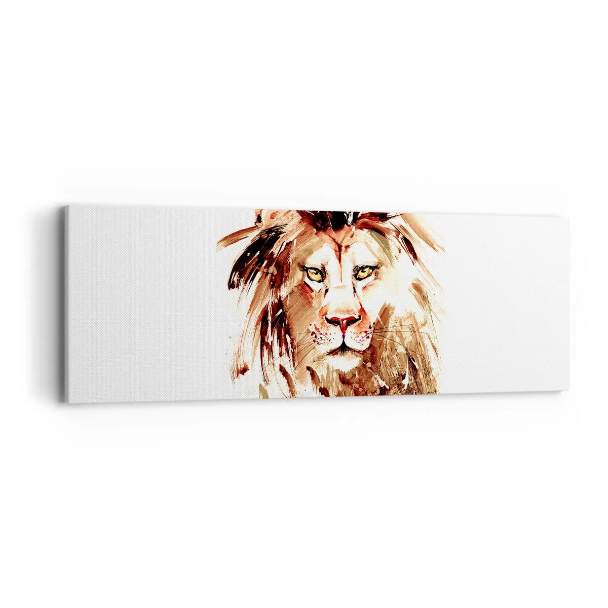 Lærredstryk - Billede på lærred - Styrke og værdighed - 90x30 cm