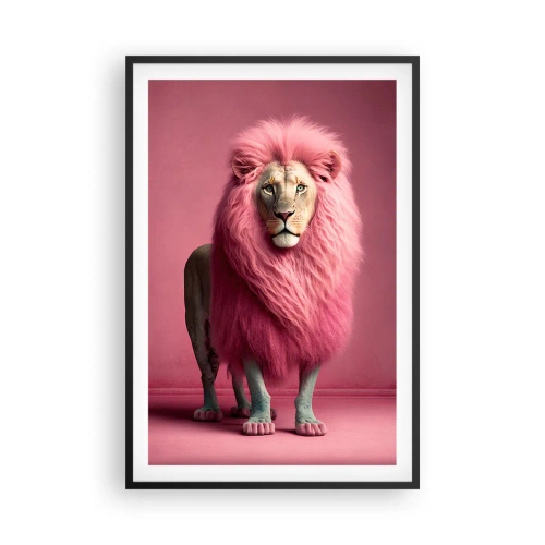 Plakat i sort ramme - Og du er ikke længere bange - 61x91 cm