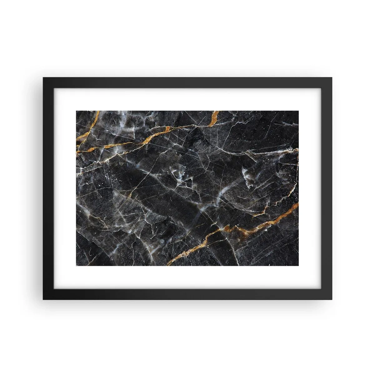 Plakat i sort ramme - En stens indre liv - 40x30 cm