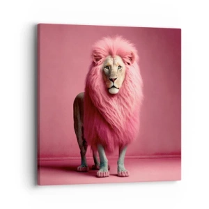 Lærredstryk - Billede på lærred - Og du er ikke længere bange - 40x40 cm