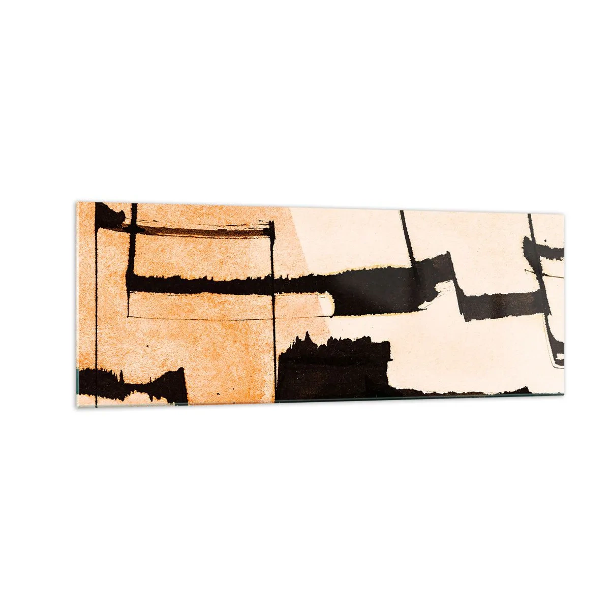 Billede på glas - Og alligevel orden - 140x50 cm