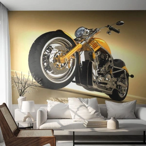 Fototapet Premium Sand - En drøm om styrke og hurtighed - Motorcykel, Motor, Automotive - 100x70 cm