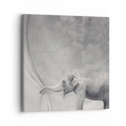 Lærredstryk - Billede på lærred - Afslør hemmeligheden - 30x30 cm