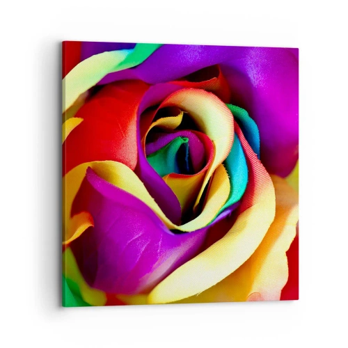Lærredstryk - Billede på lærred - Dette er umuligt - 70x70 cm