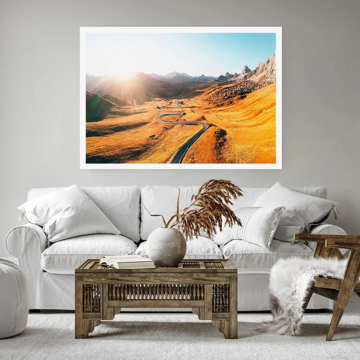 Plakat - I en gylden dal - 50x40 cm