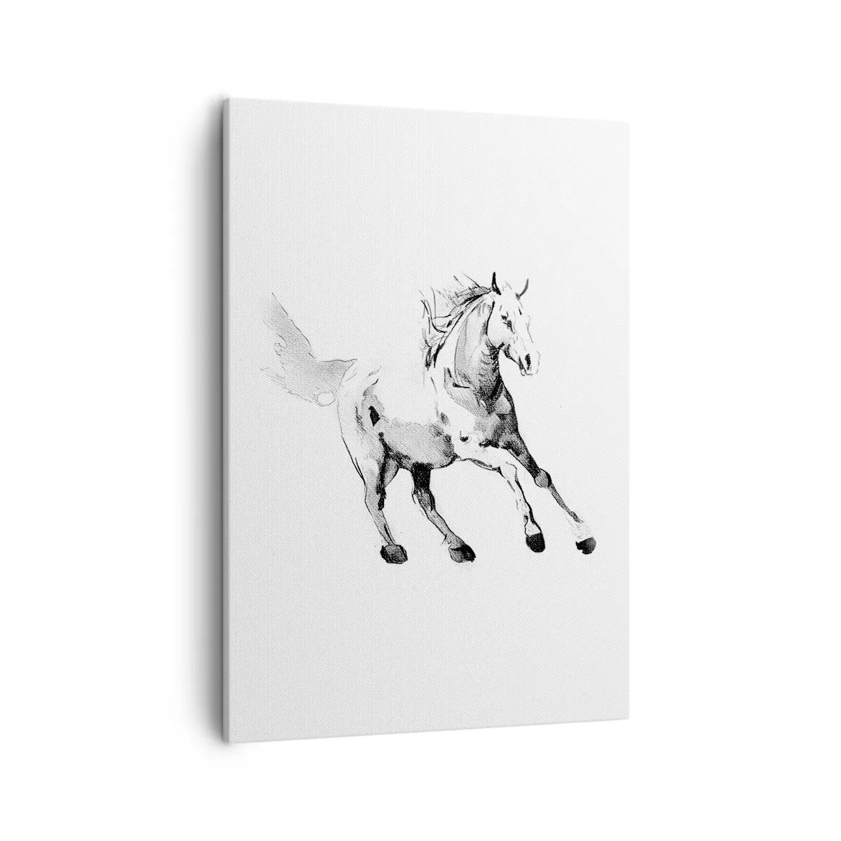 Lærredstryk - Billede på lærred - Utæmmet sjæl - 50x70 cm