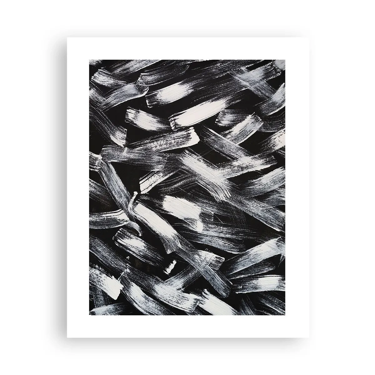Plakat - Abstraktion i den industrielle ånd - 40x50 cm