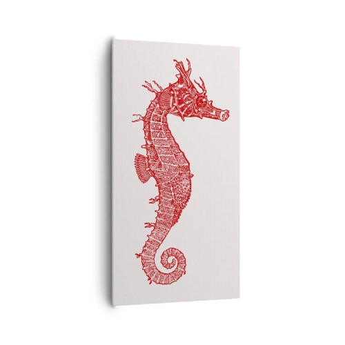 Lærredstryk - Billede på lærred - En indviklet skabelse - 65x120 cm