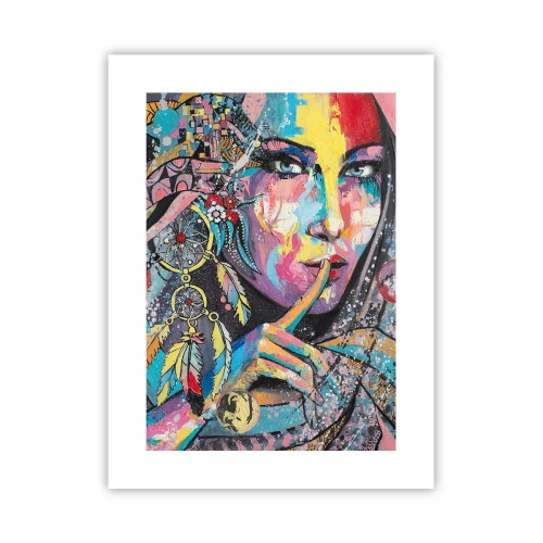 Plakat - Vær tavs, indtil du forstår - 30x40 cm