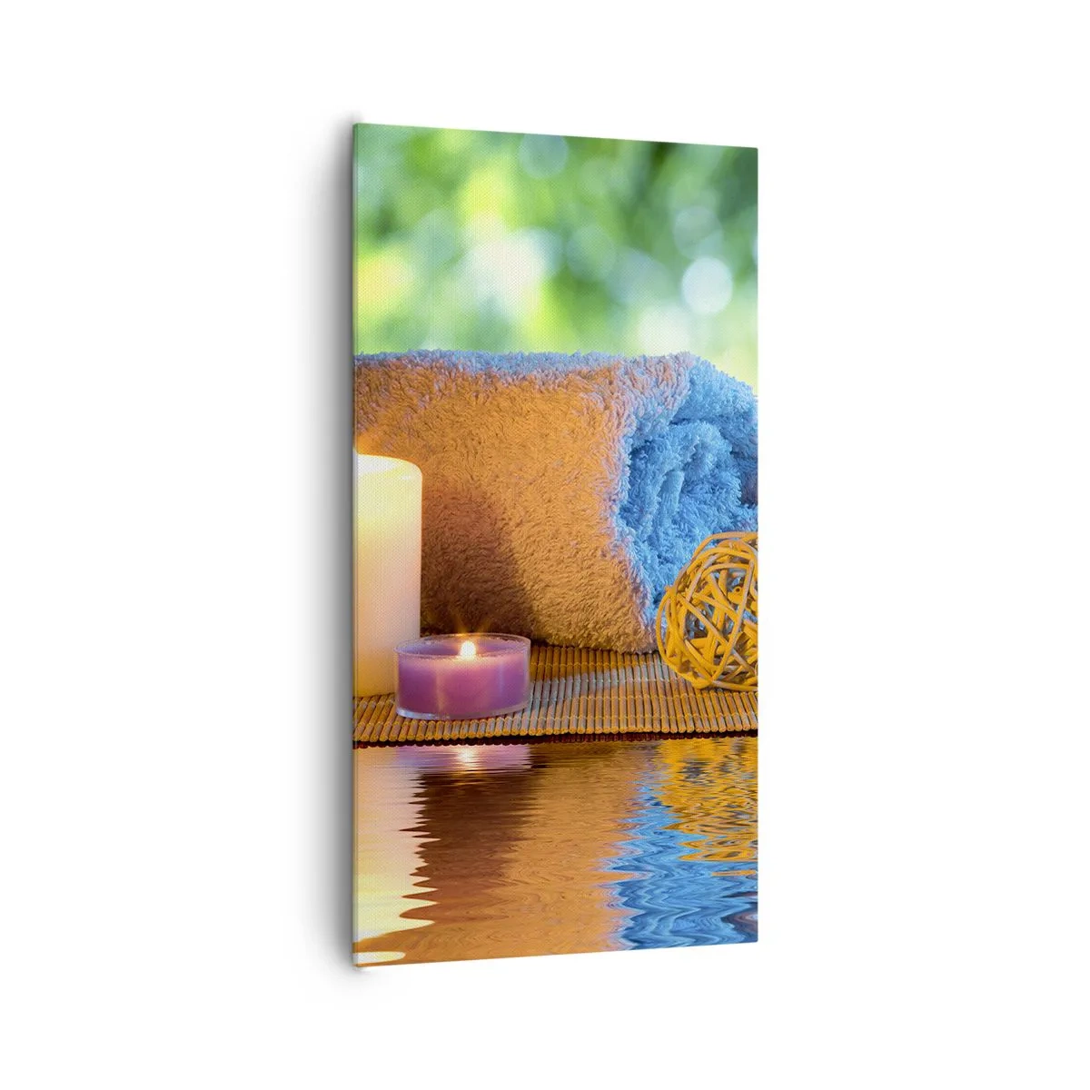 Lærredstryk - Billede på lærred - Tid til kroppen - 65x120 cm