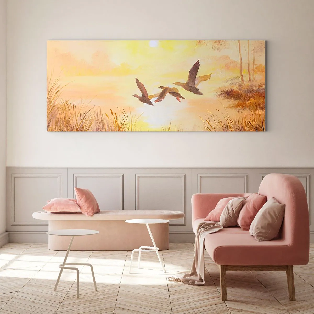 Billede på glas - Starten på en lang rejse - 120x50 cm