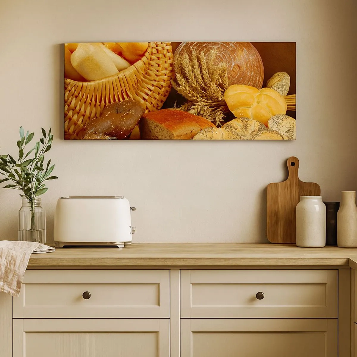 Lærredstryk - Billede på lærred - Vi slap væk igen - 100x40 cm