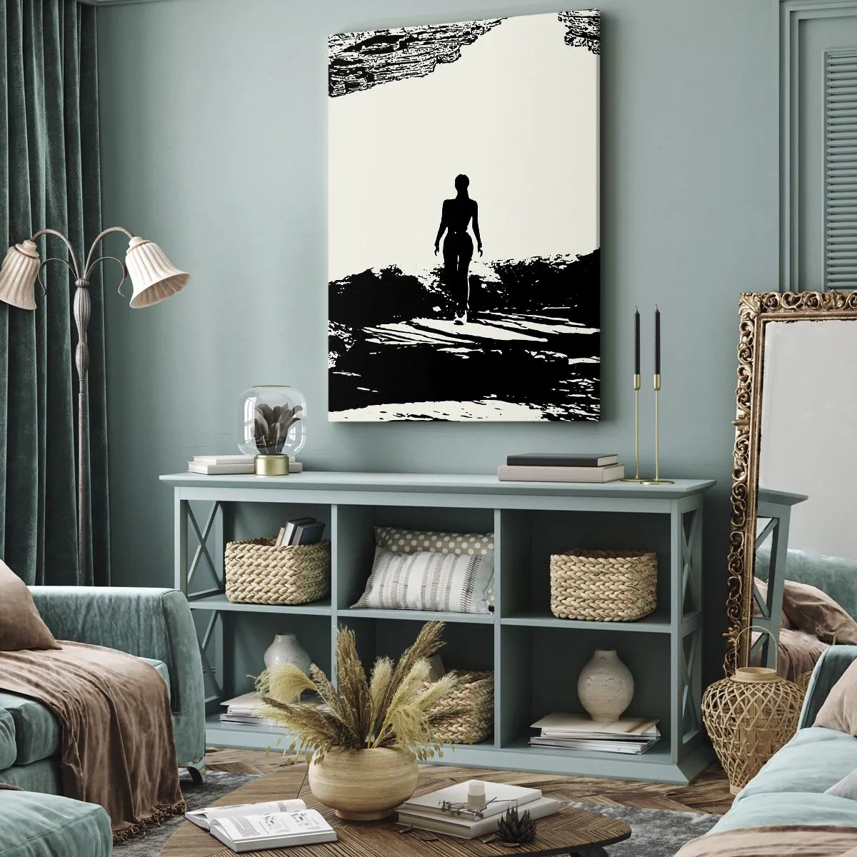 Lærredstryk - Billede på lærred - Et nyt udseende - 50x70 cm