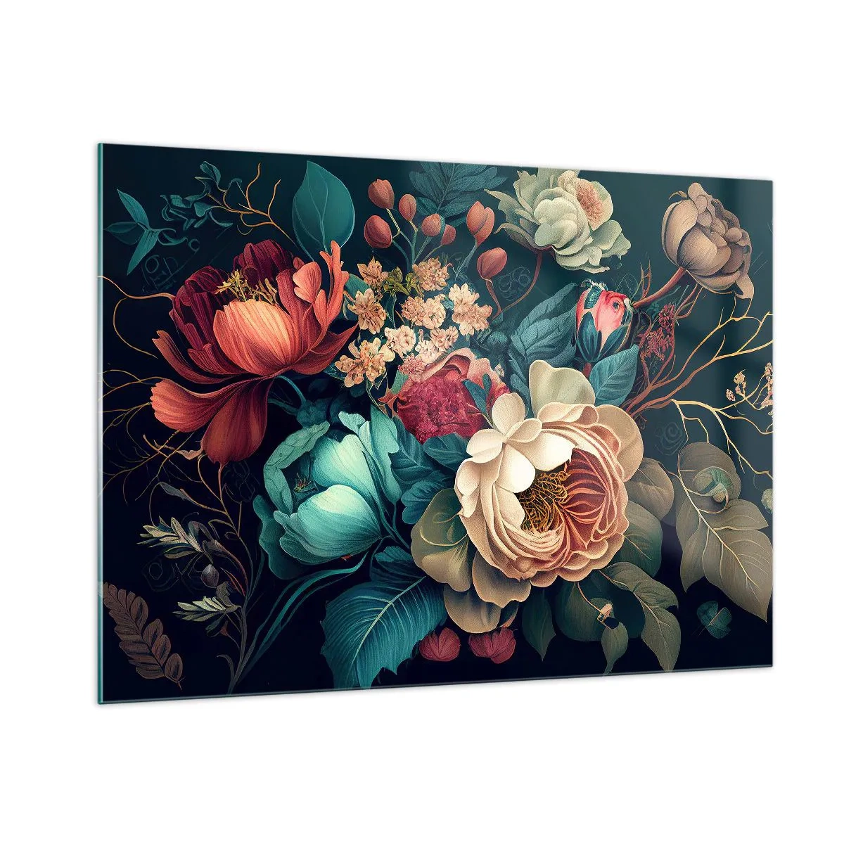 Billede på glas - Charme fra det 19. århundrede - 100x70 cm