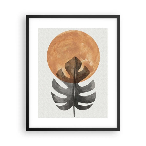 Plakat i sort ramme - Altid solen - 40x50 cm