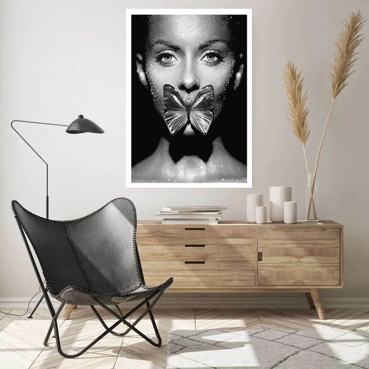 Plakat - Sommerfuglekys - 61x91 cm