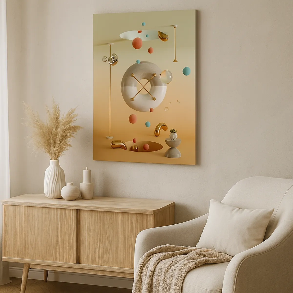 Lærredstryk - Billede på lærred - Alt kan ske - 50x70 cm