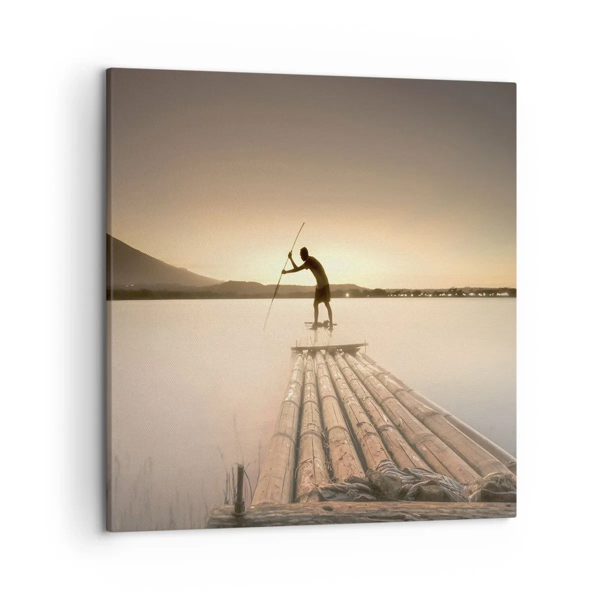 Lærredstryk - Billede på lærred - Før du hviler - 50x50 cm