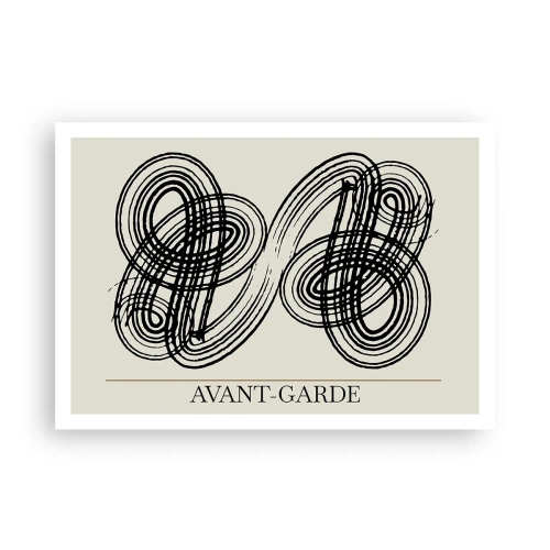 Plakat - Det kom ud spontant - 100x70 cm