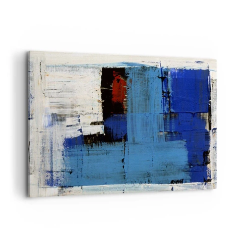 Lærredstryk - Billede på lærred - Det blås hemmelighed - 100x70 cm