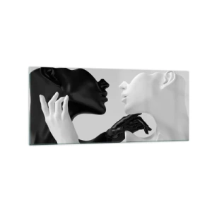 Billede på glas - Tiltrækning - begær - 120x50 cm