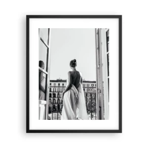 Plakat i sort ramme - Vækning af sanserne - 40x50 cm