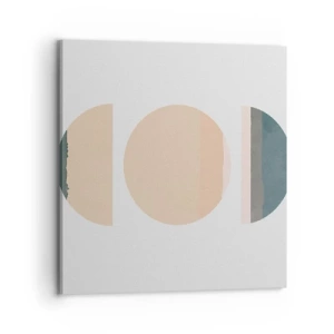 Lærredstryk - Billede på lærred - Hjul for hjul - 70x70 cm