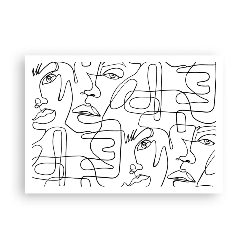 Plakat - I sammenfiltrede følelser - 100x70 cm