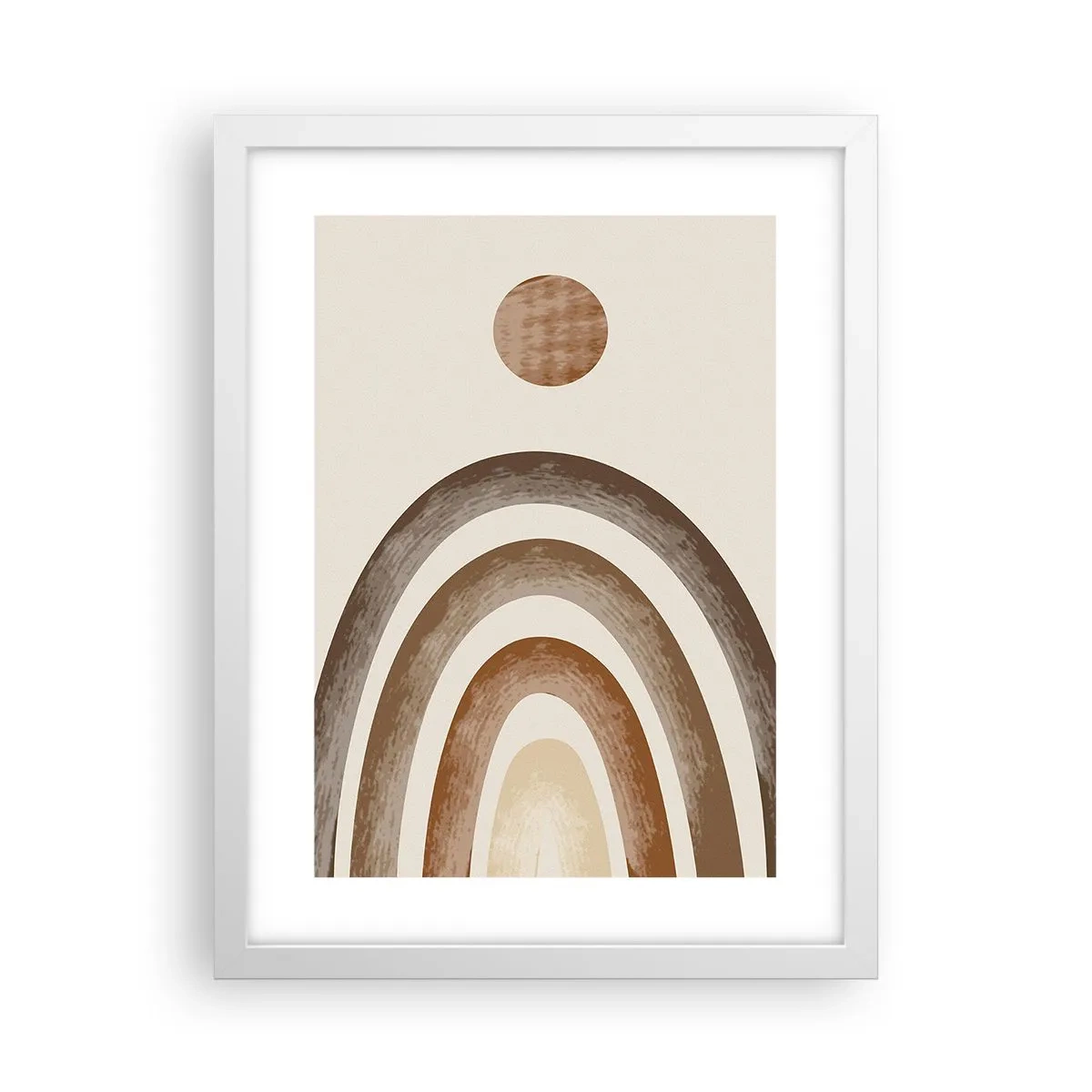 Plakat i hvid ramme - I en galakse langt, langt væk - 30x40 cm