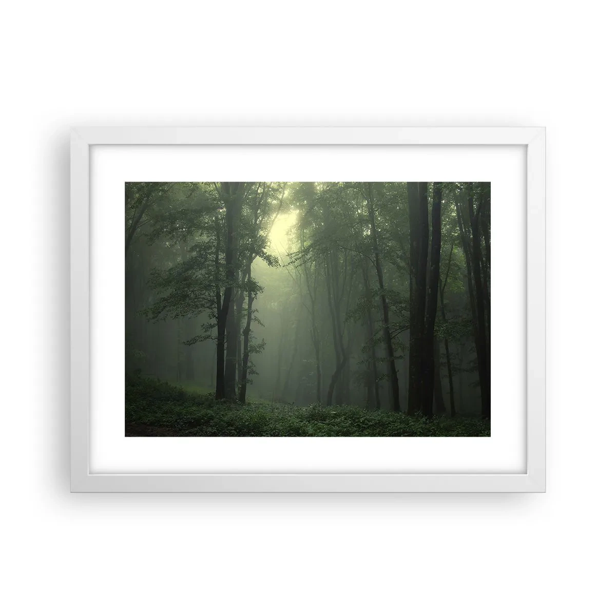 Plakat i hvid ramme - Før han vågner op - 40x30 cm