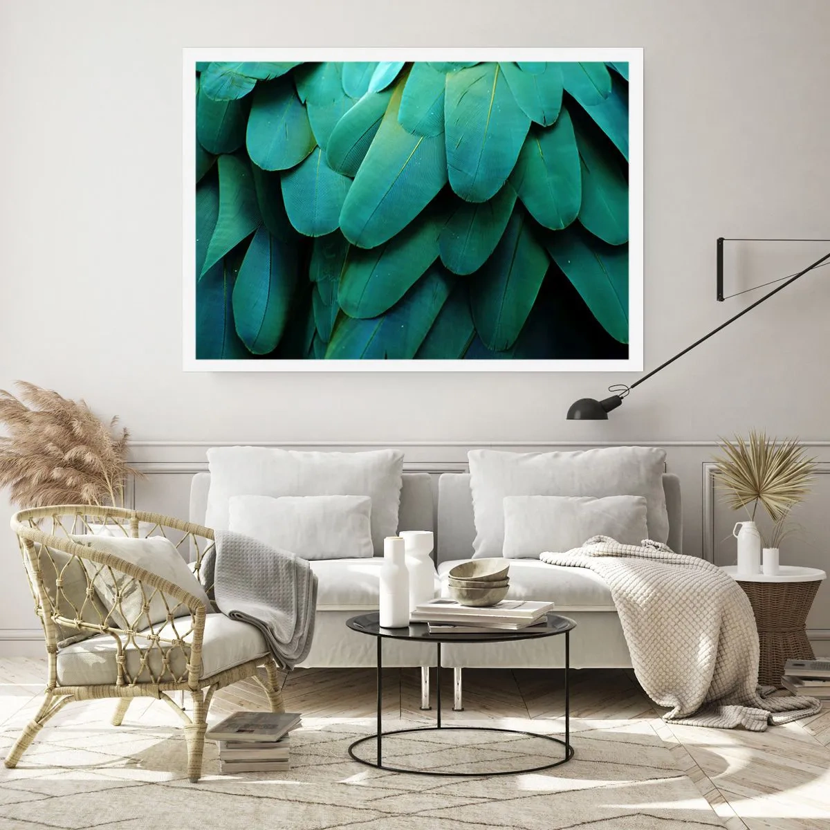 Plakat - Papegøjenaturens præcision - 100x70 cm